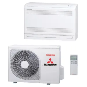 Vloer single-split set SRF35ZS-W 3,5 kW inclusief infrarood bediening