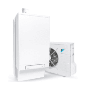Daikin Intergas Altherma 8kW hybride warmtepomp set met CW5 cv-ketel