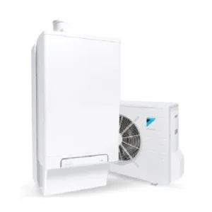Daikin Intergas Altherma 8kW hybride warmtepomp set met CW5 cv-ketel