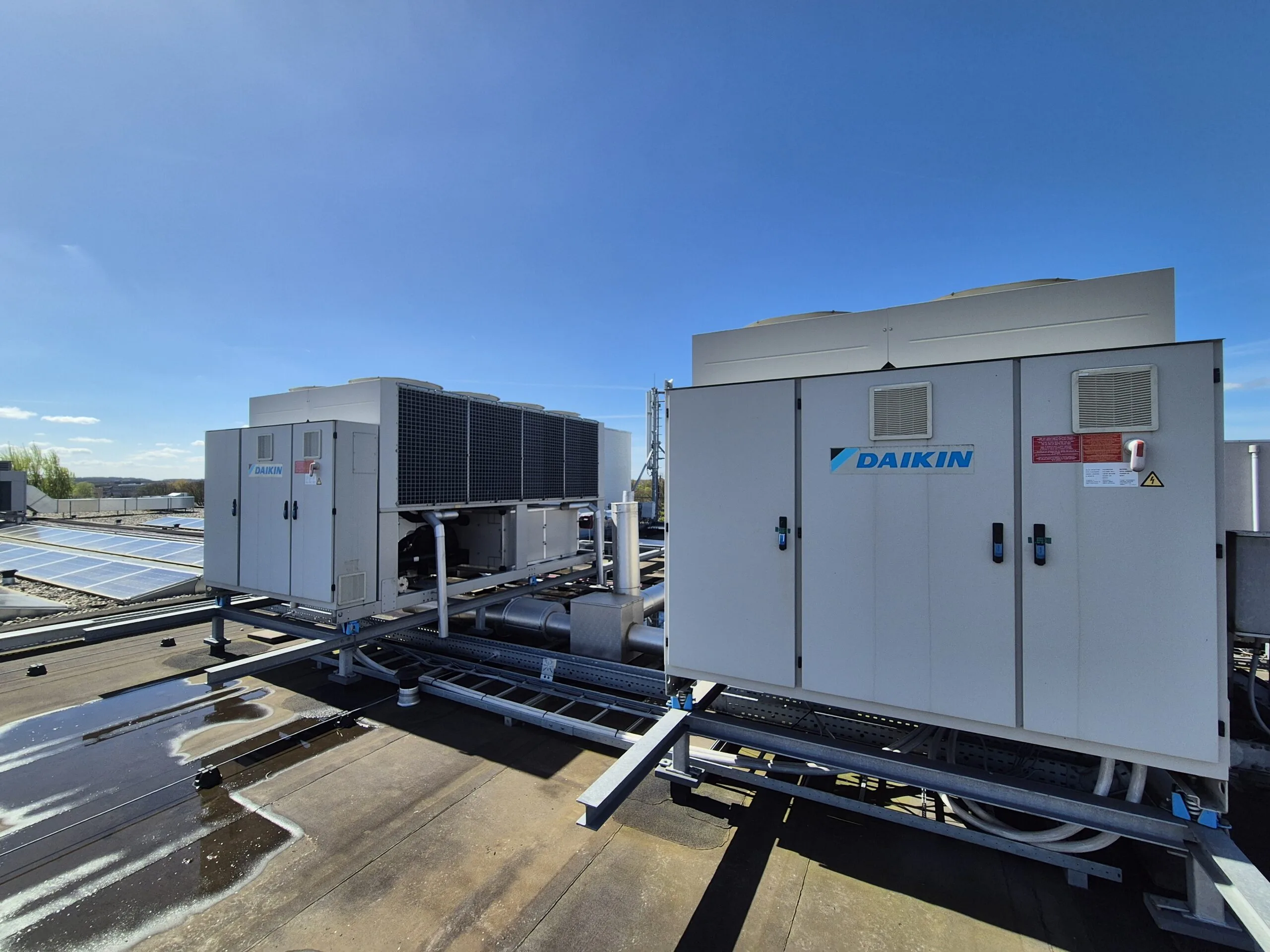 Warmtepompen kantoorpand